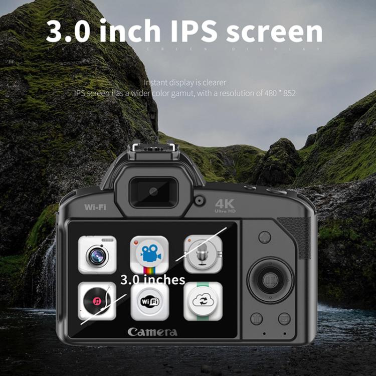 D5 HD WiFi Digital Camera 64MP Dual Camera Night Vision Photography Video DV, Standard White, Standard+Fill Light, Standard+Macro Lens, Standard+Microphone, Standard+Handheld Bracket, Standard+Mic+Light+Lens+Bracket D5 HD WiFi Digital Camera 64MP Dual Camera Night Vision Photography Video DV, Standard White, Standard+Fill Light, Standard+Macro Lens, Standard+Microphone, Standard+Handheld Bracket, Standard+Mic+Light+Lens+Bracket